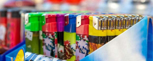 briquet décoré